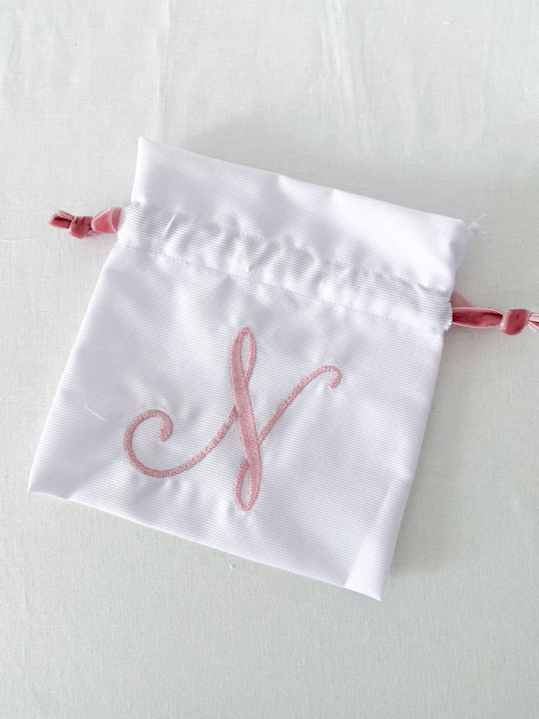 Saquito inicial N rosa (Outlet)