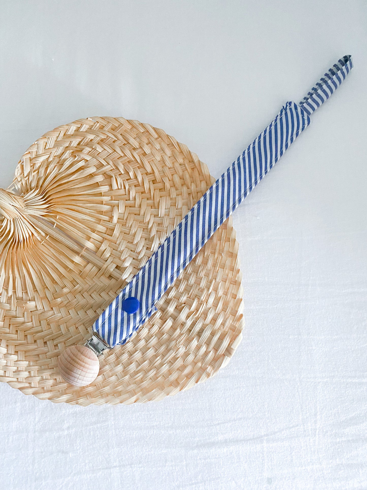 Chupetero Stripes Azul