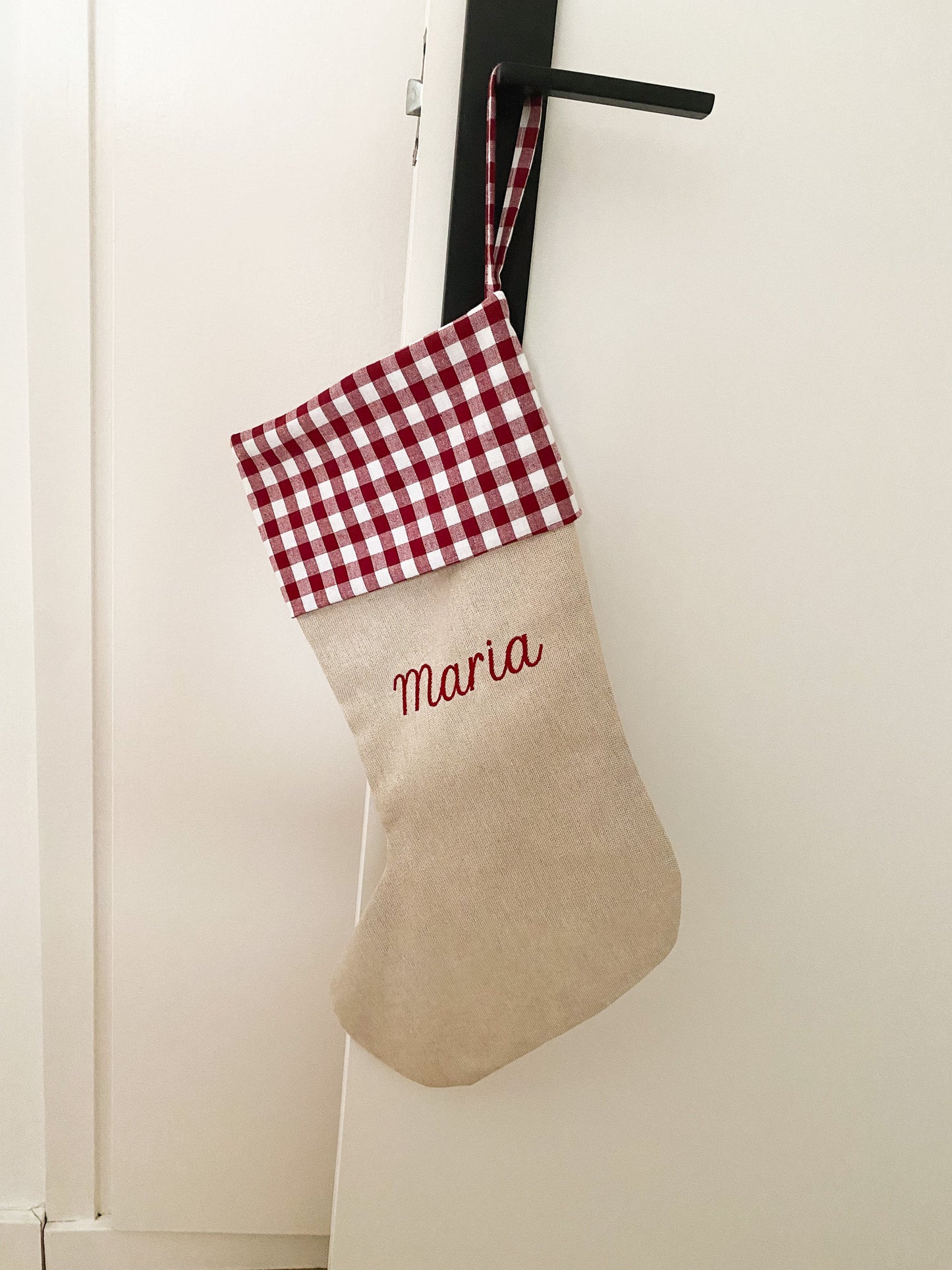 Calcetín de Navidad personalizado con nombre