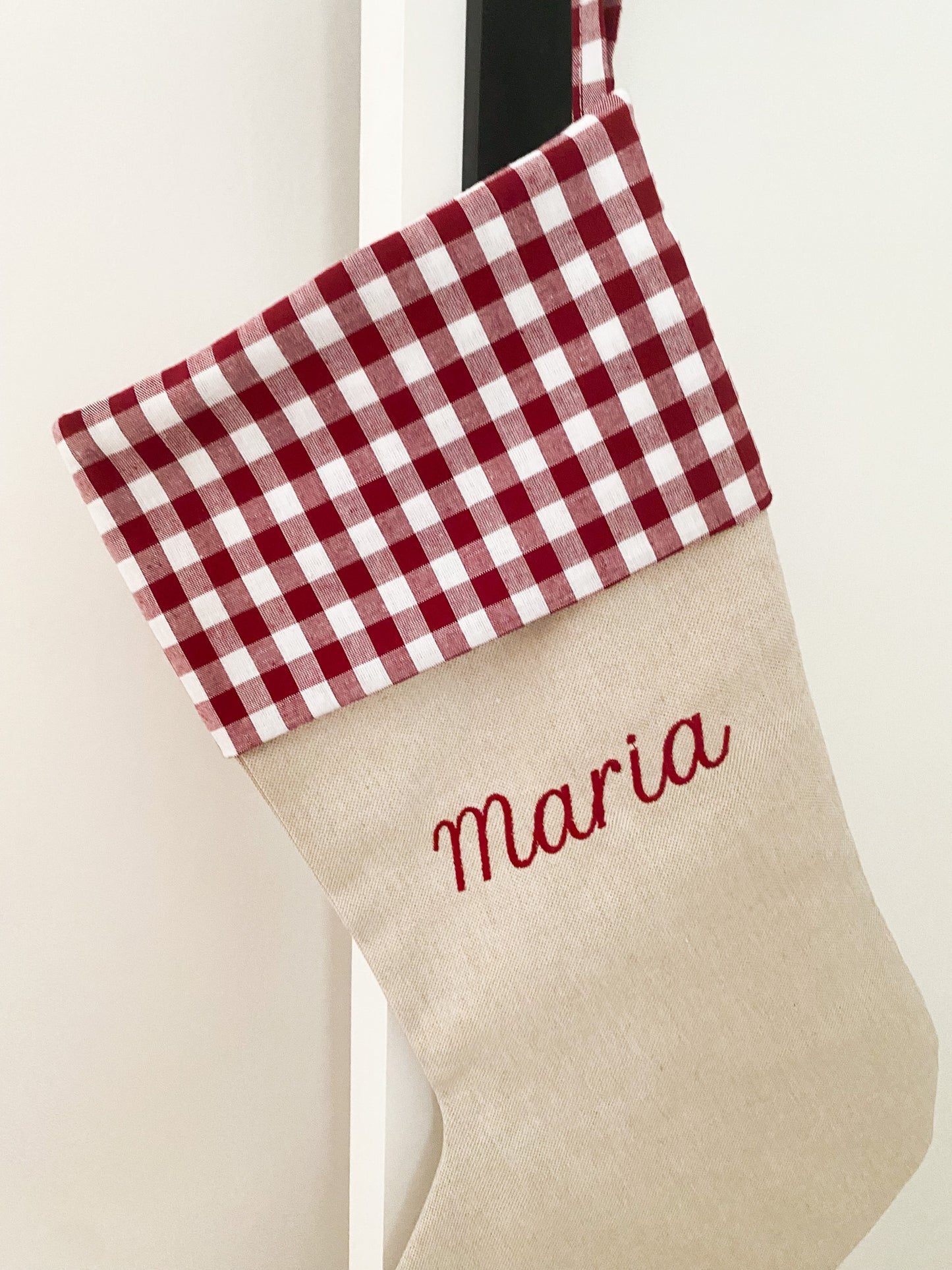 Calcetín de Navidad personalizado con nombre