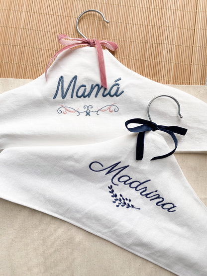 Pack Madrina: pañuelo + percha