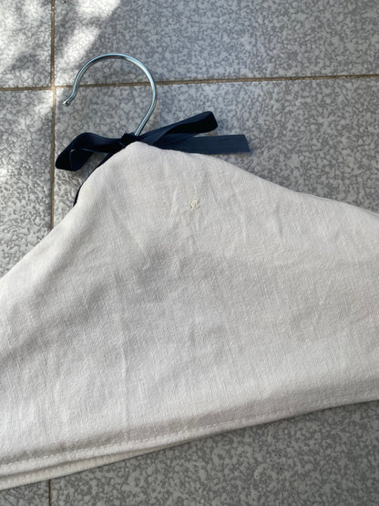 Forro para percha bordado azul marino - Padrino(Outlet)