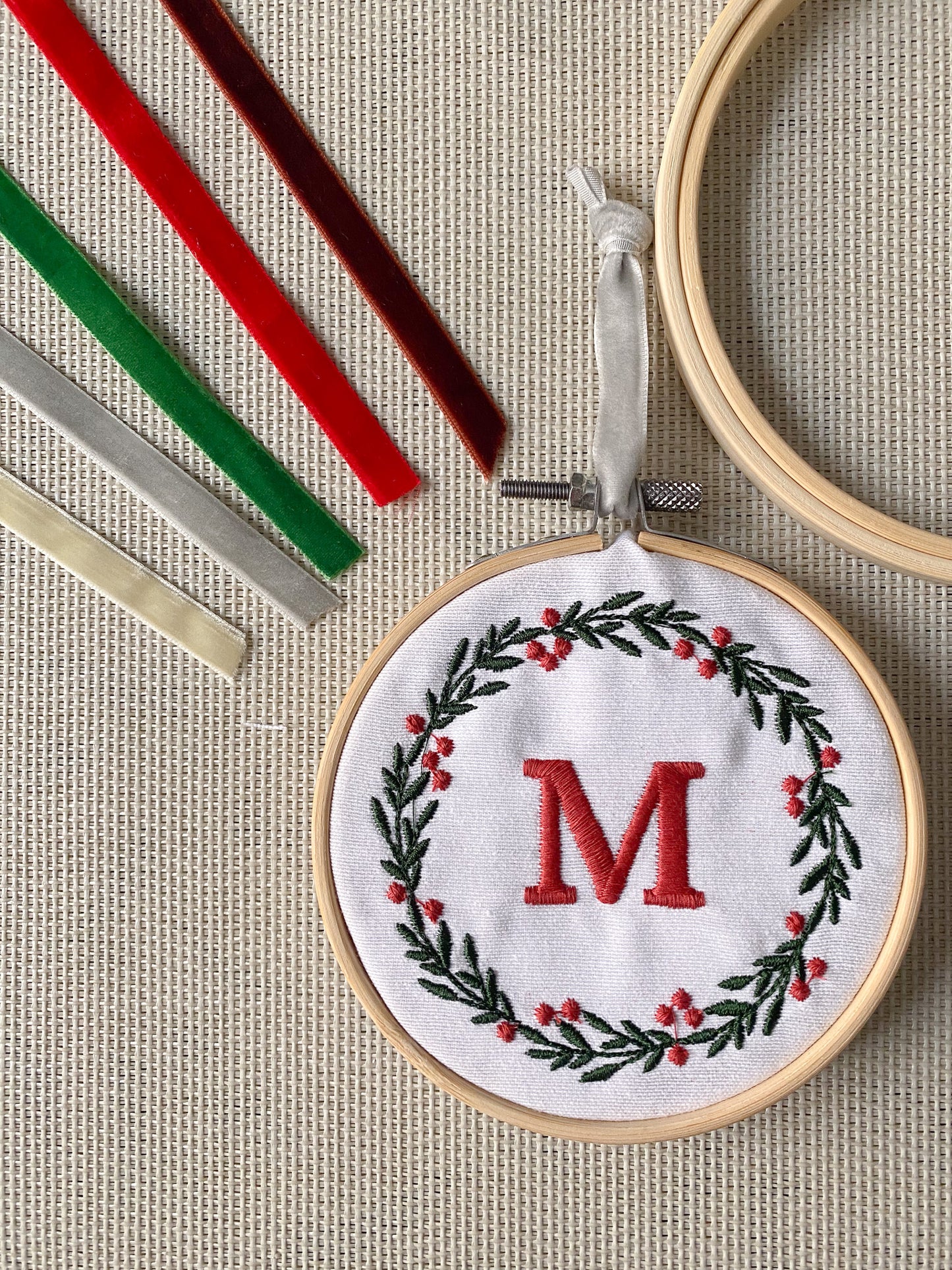 Adorno arbol navidad personalizado inicial